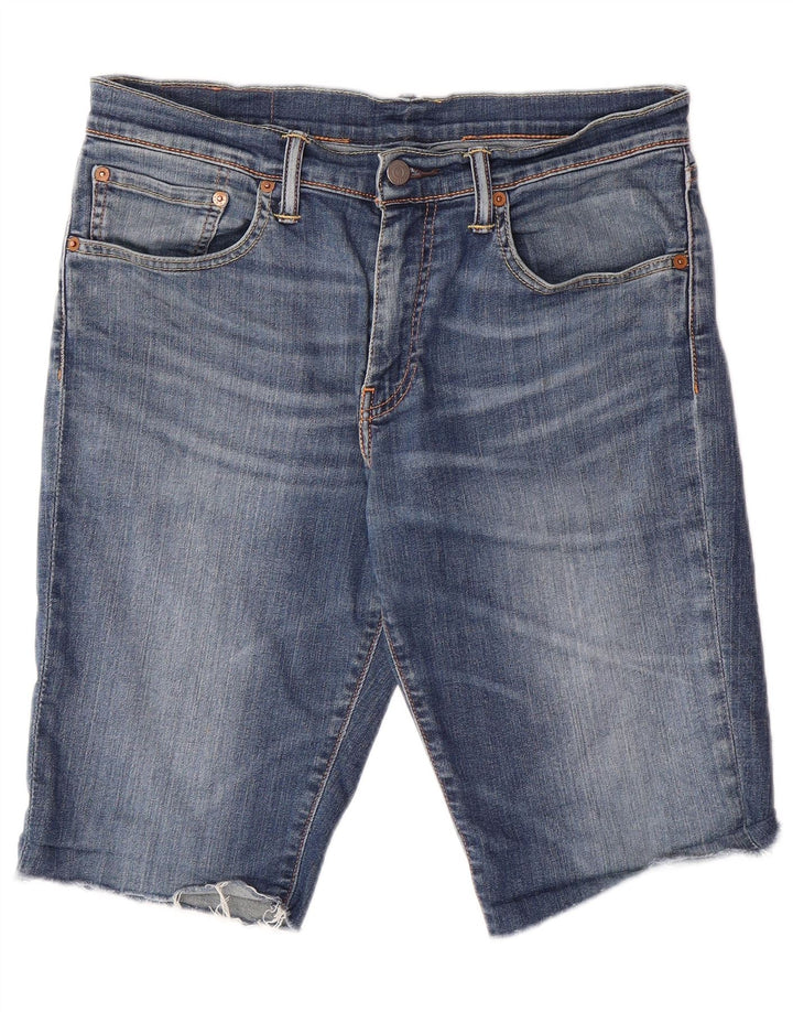 LEVI'S Masculino 511 Shorts Jeans W32 Médio Azul Algodão