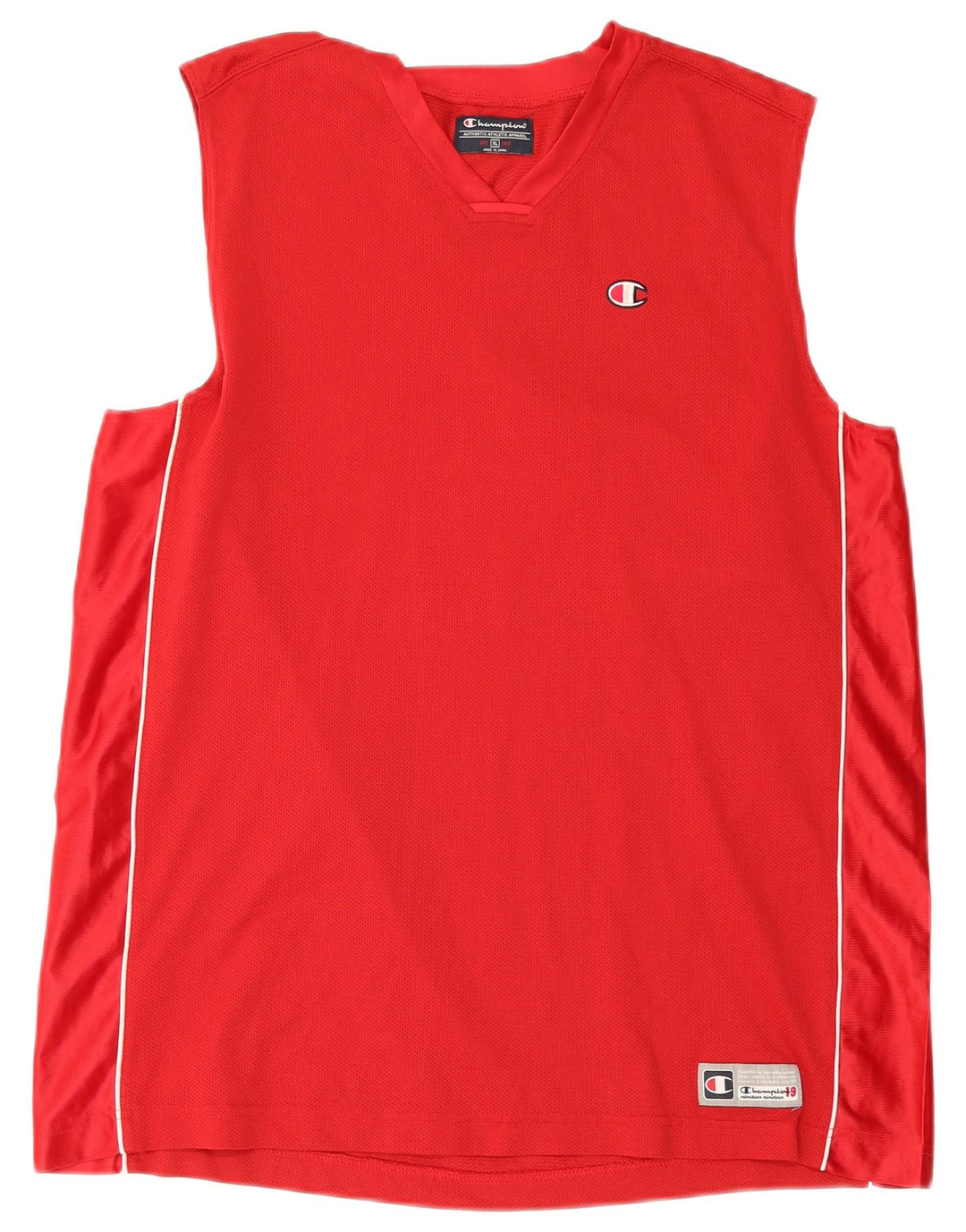 Colete masculino Champion Top XL poliéster vermelho