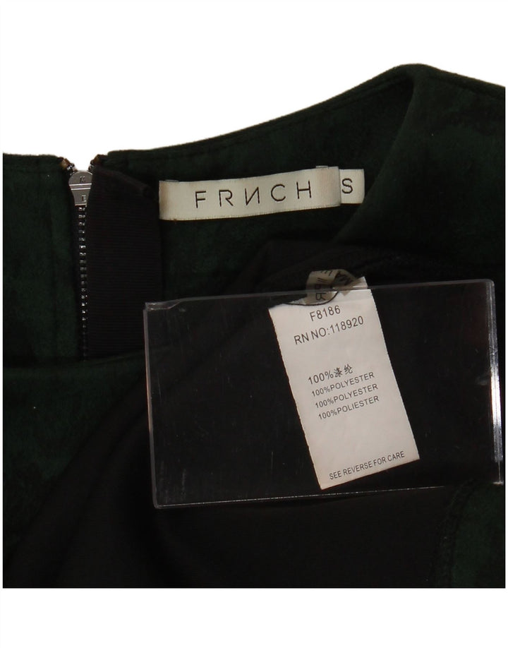 Blusa feminina FRNCH Top UK 16 poliéster floral verde pequeno