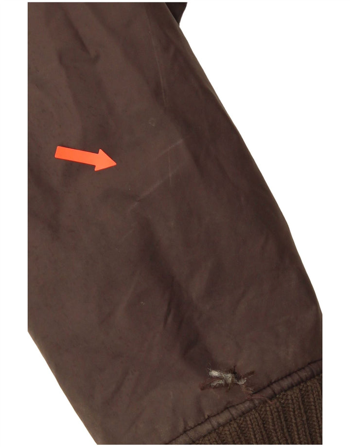 Lee Mens Bomber Jacket UK 38 Médio Marrom Poliamida