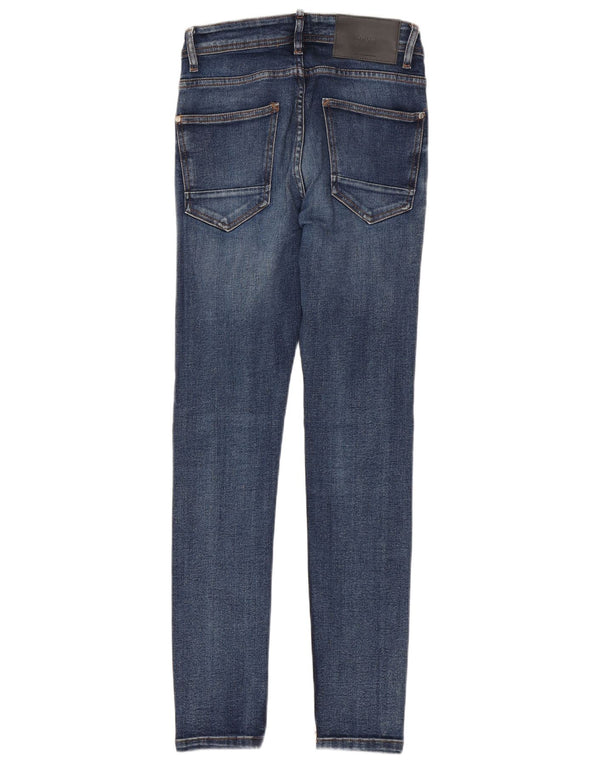 Zara Mens Skinny Jeans EU 36 XS W28 L29 Azul Algodão