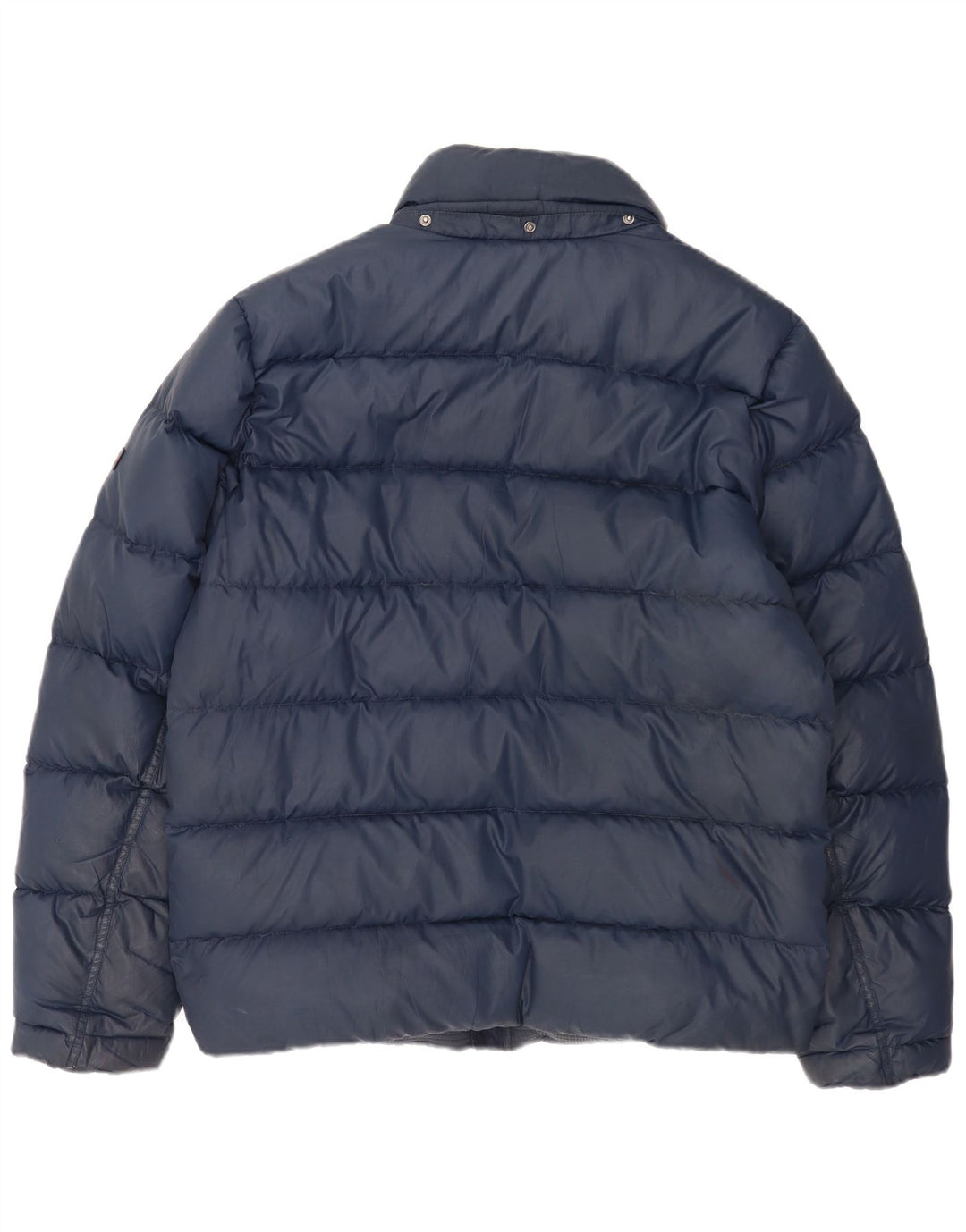 Jaqueta acolchoada masculina Tommy Hilfiger UK 44 2XL poliéster azul marinho