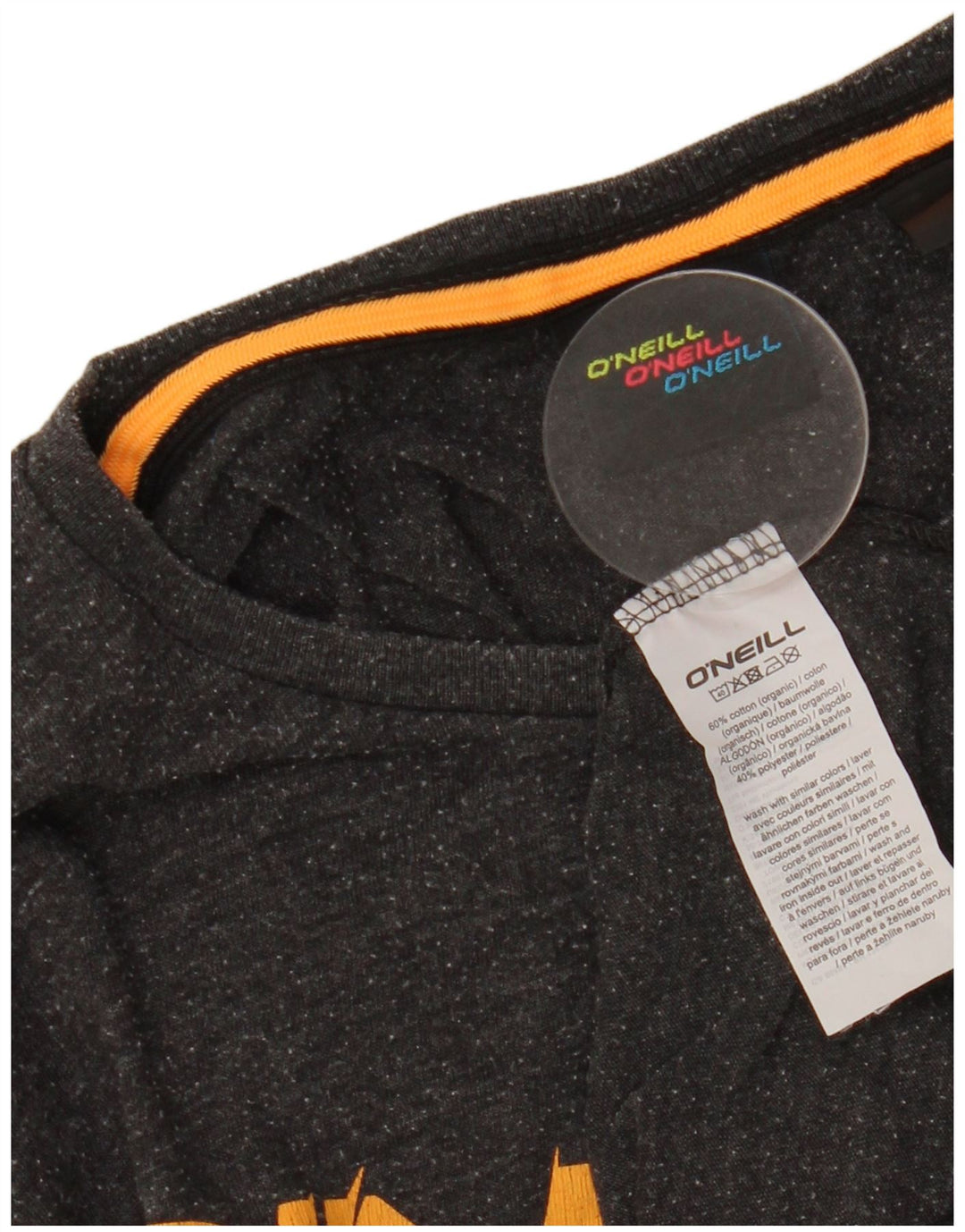 Camiseta masculina gráfica O'NEILL Top cinza médio algodão