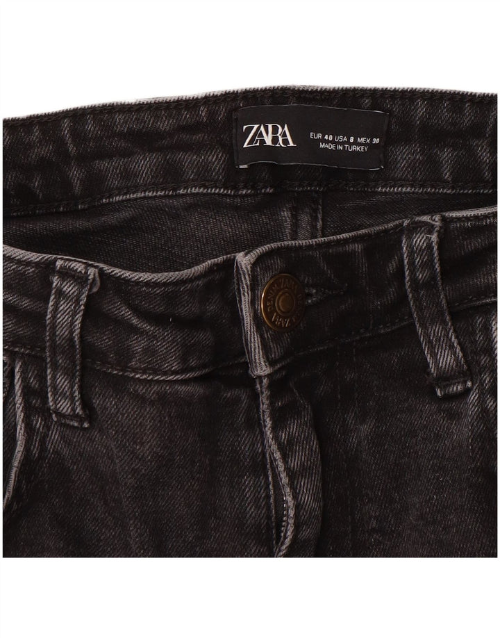Zara Jeans Slim Feminino EU 40 Médio W30 L27 Cinza
