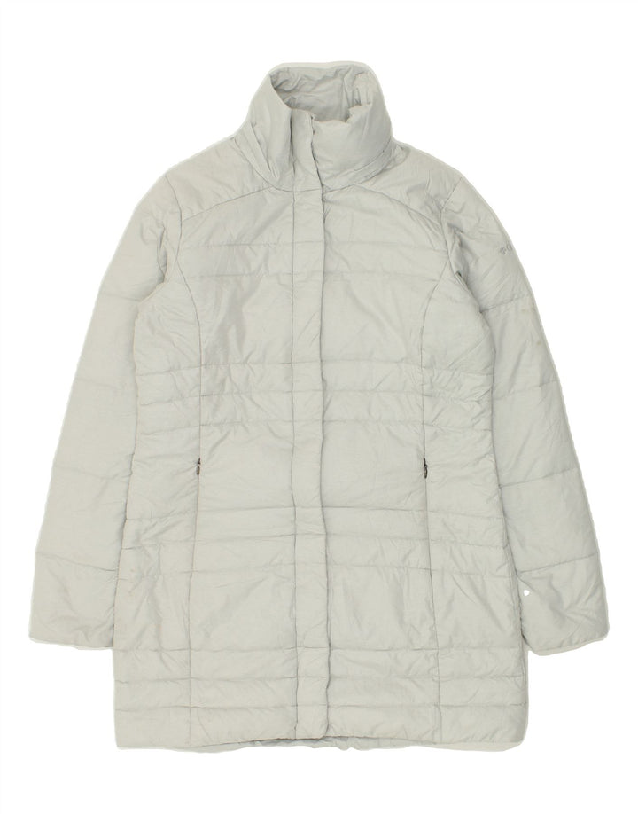 COLUMBIA Womens Padded Coat UK 14 Medium Grey Polyester | Vintage Columbia | Thrift | Second-Hand Columbia | Used Clothing | Messina Hembry 