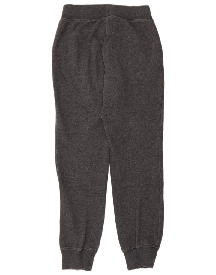 ADIDAS Womens Graphic Tracksuit Calças Joggers UK 4/6 XS Cinza Algodão