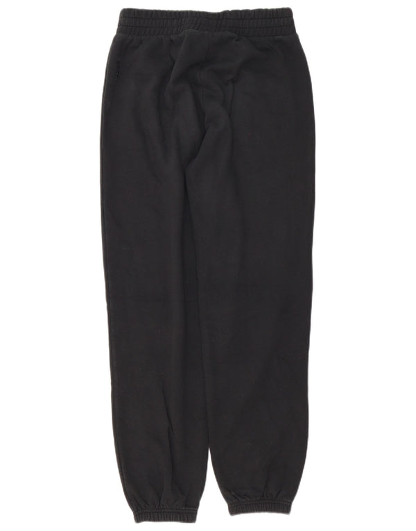 Adidas meninos calças de treino gráfico joggers 13-14 anos algodão preto