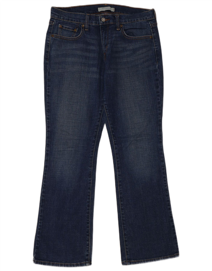 Calça jeans feminina Levi's 515 Bootcut US 8 médio W32 L29 azul algodão