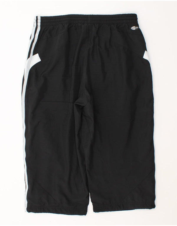 Adidas Mens Climalite Bermuda Sport Shorts Médio Preto Poliéster