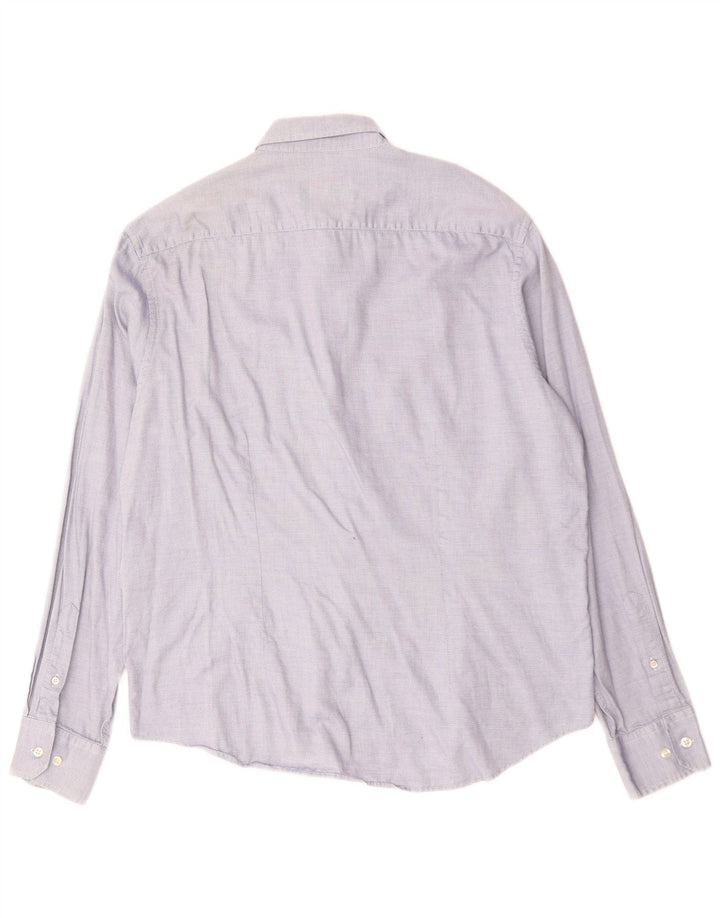 FRED PERRY Camisa masculina slim fit 2XL algodão azul