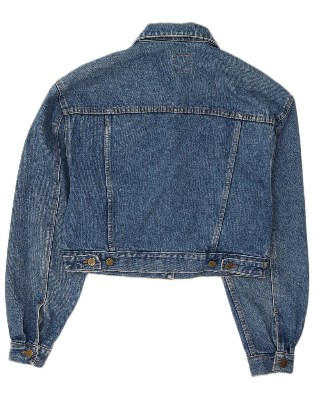 Jaqueta jeans feminina Stefanel UK 12 azul médio