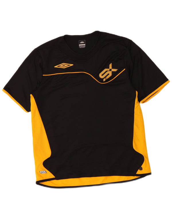 Camiseta gráfica masculina Umbro Top XL preto colorblock