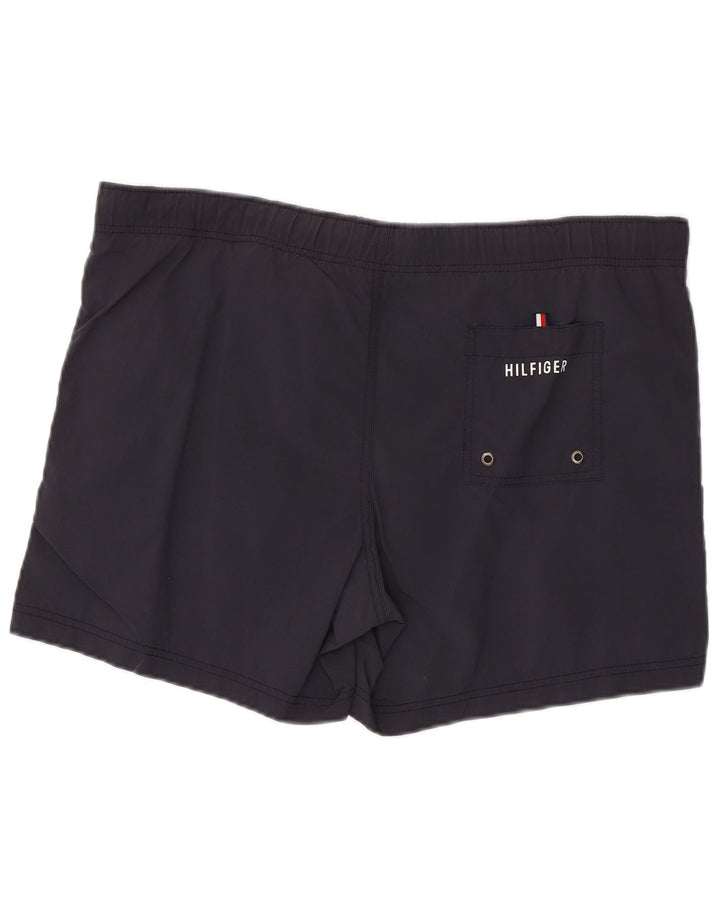 Shorts de natação masculino Tommy Hilfiger grande azul marinho