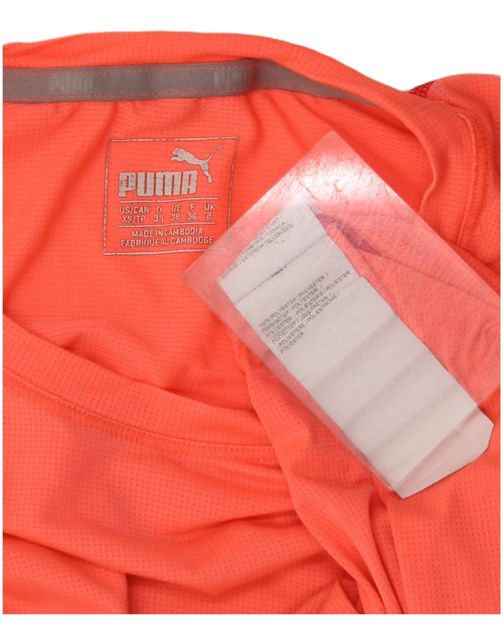Camiseta feminina PUMA UK 8 pequena laranja poliéster
