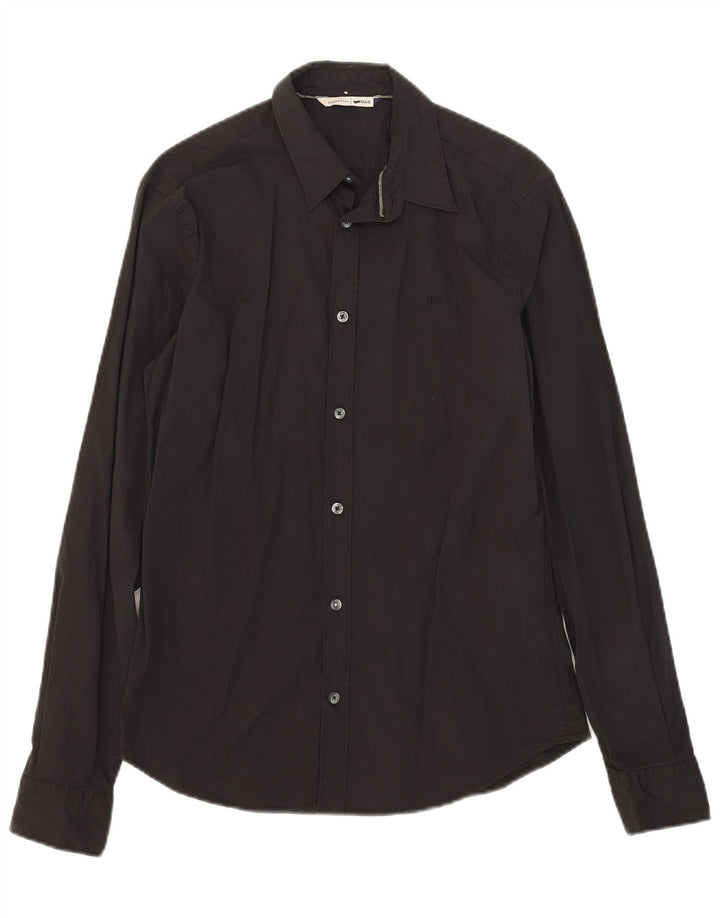 Camisa masculina Gas pequena algodão preto