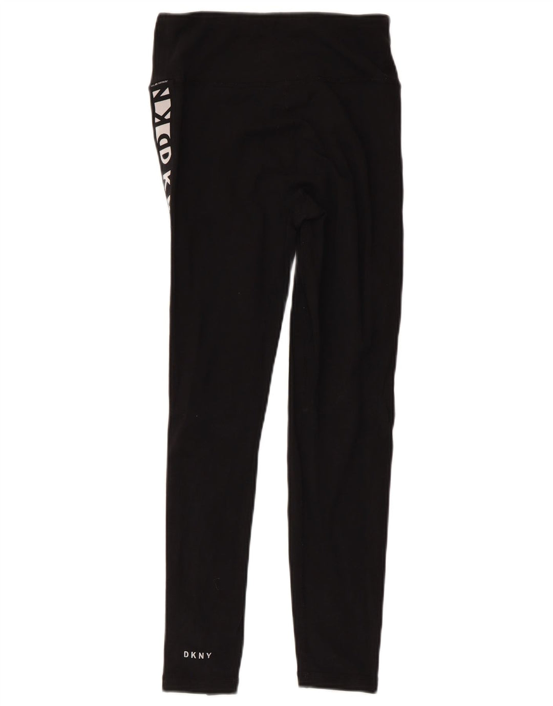 Leggings gráficas femininas Dkny UK 4 XS algodão preto