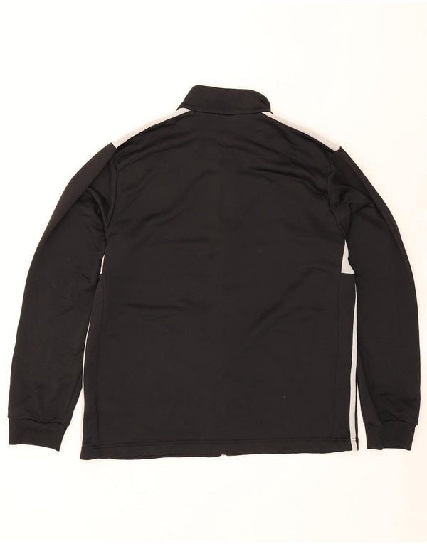 Adidas Mens Tracksuit Top Jacket XL Preto Colorblock Poliéster