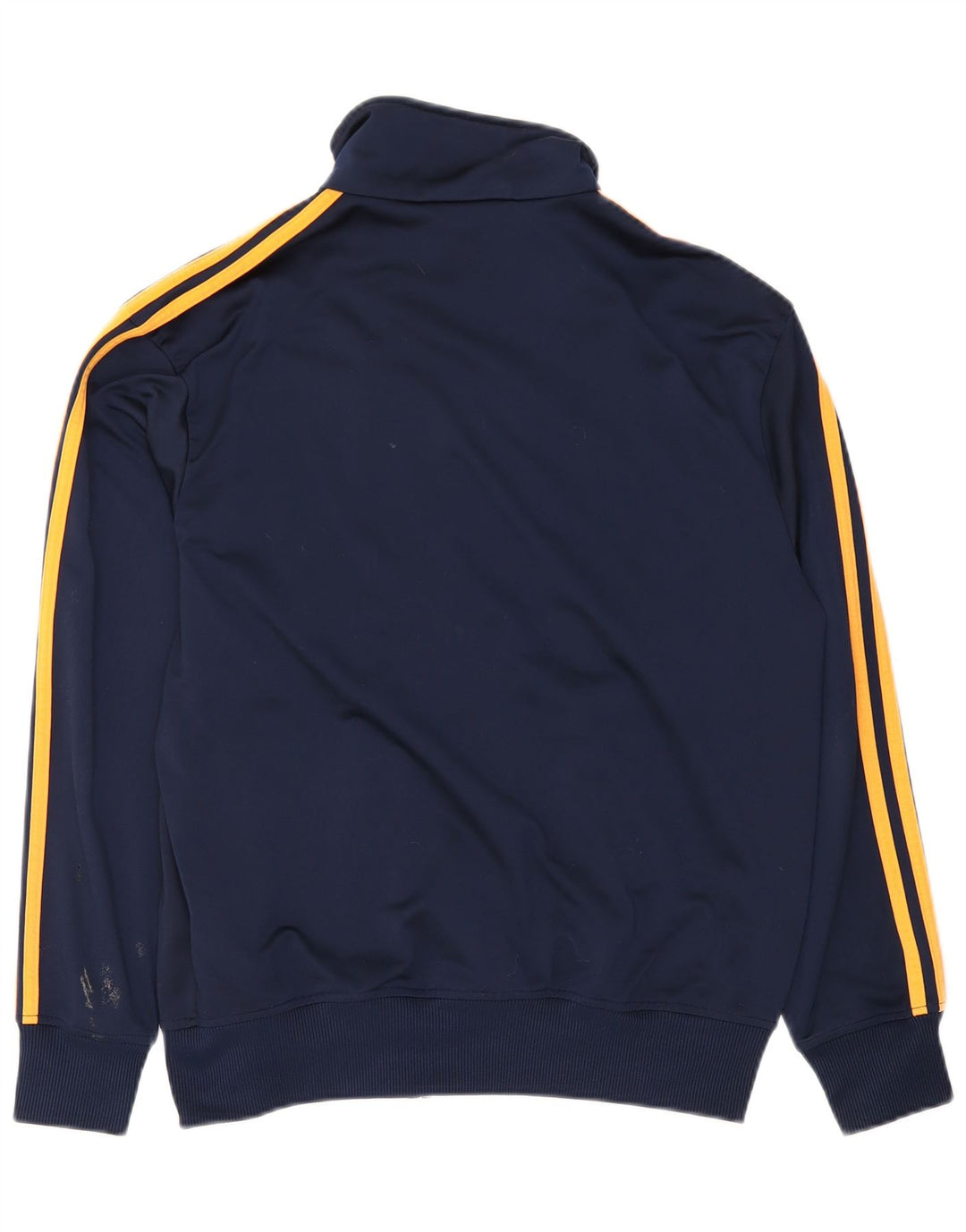 Adidas Mens Tracksuit Top Jacket Médio Azul Marinho Poliéster