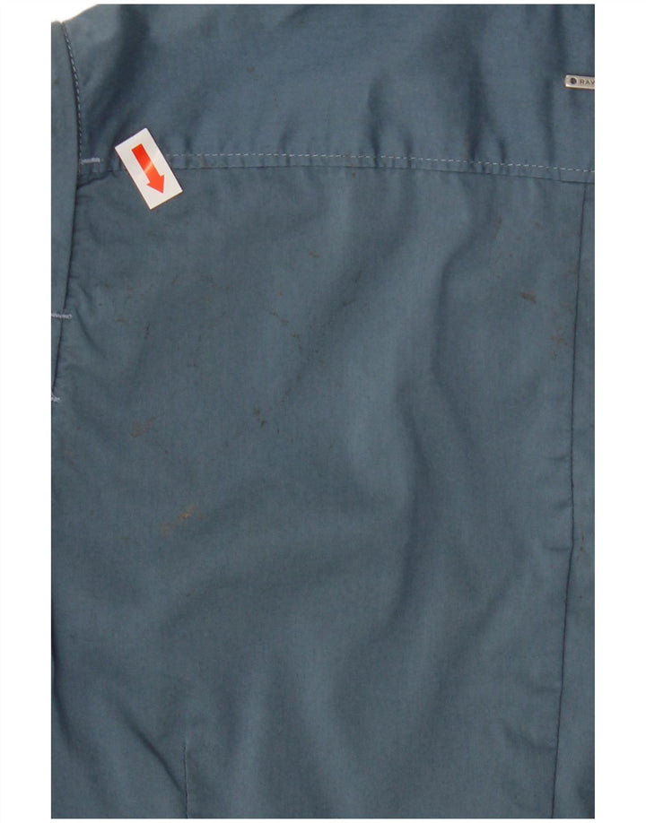 Camisa feminina sem mangas G-STAR Reino Unido 8 algodão azul pequeno