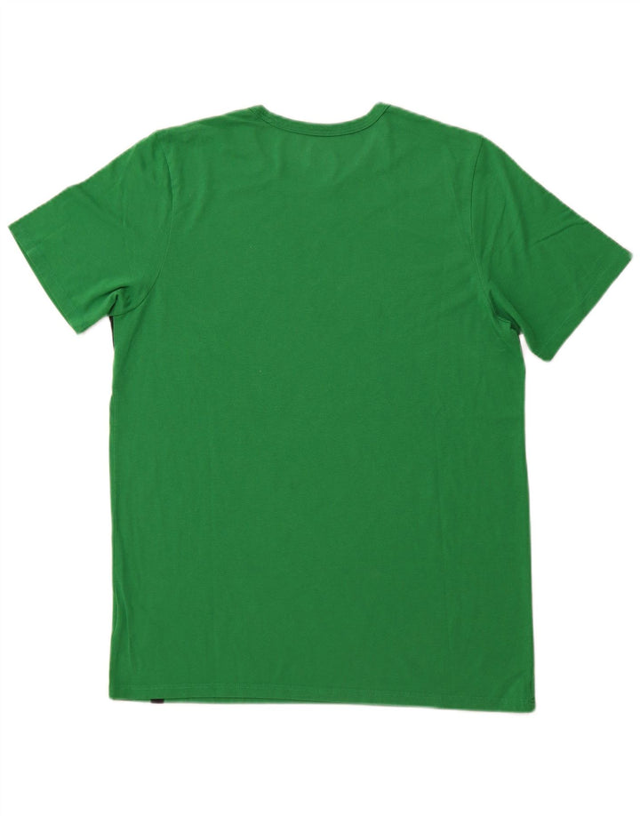 Camiseta gráfica masculina NIKE Oregon Ducks Top médio verde colorblock