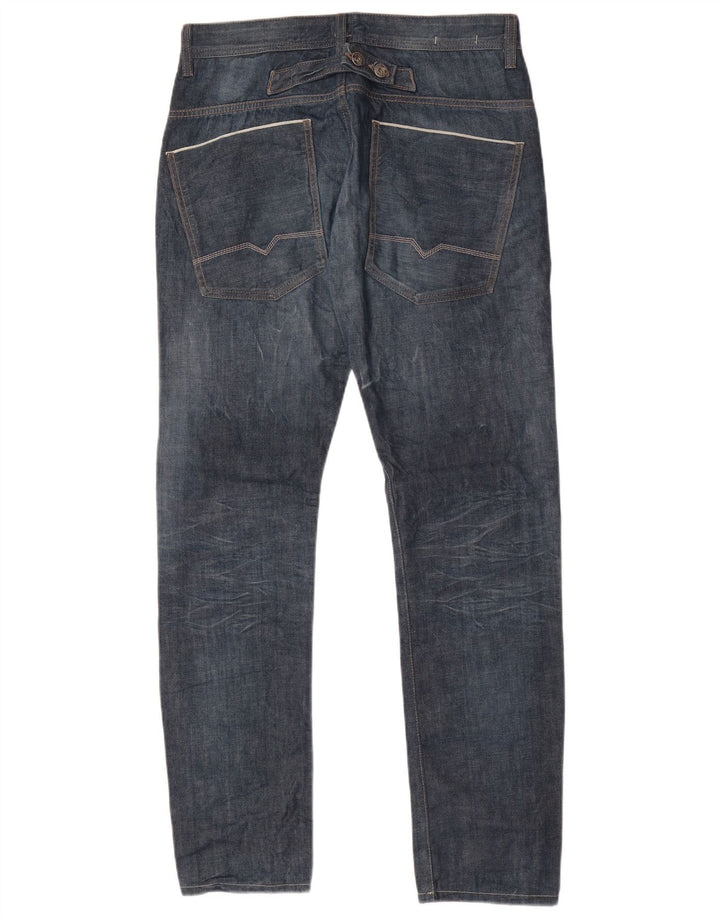 Hugo Boss Masculino Slim Jeans W32 L34 Azul Algodão