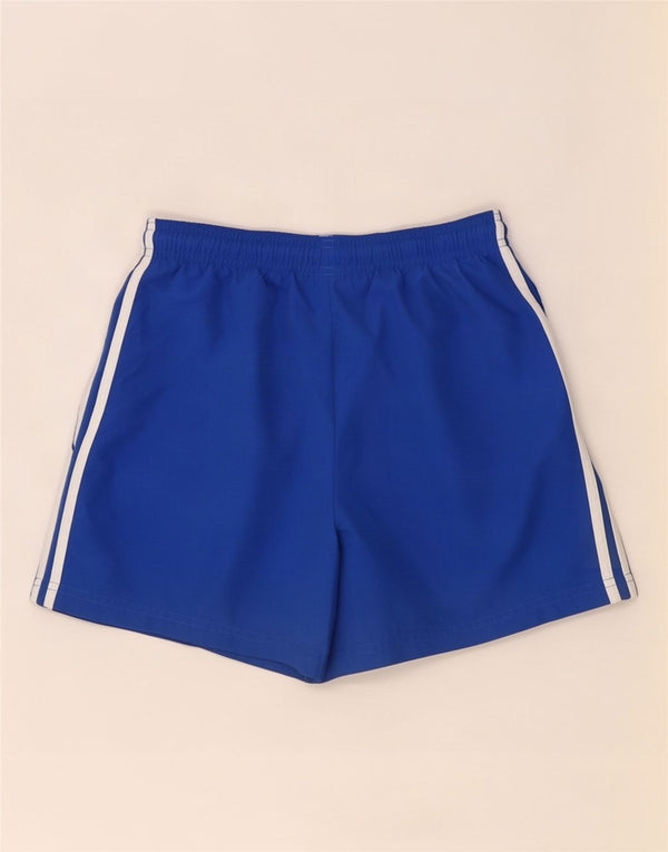 Shorts esportivos masculinos Adidas pequeno azul poliéster