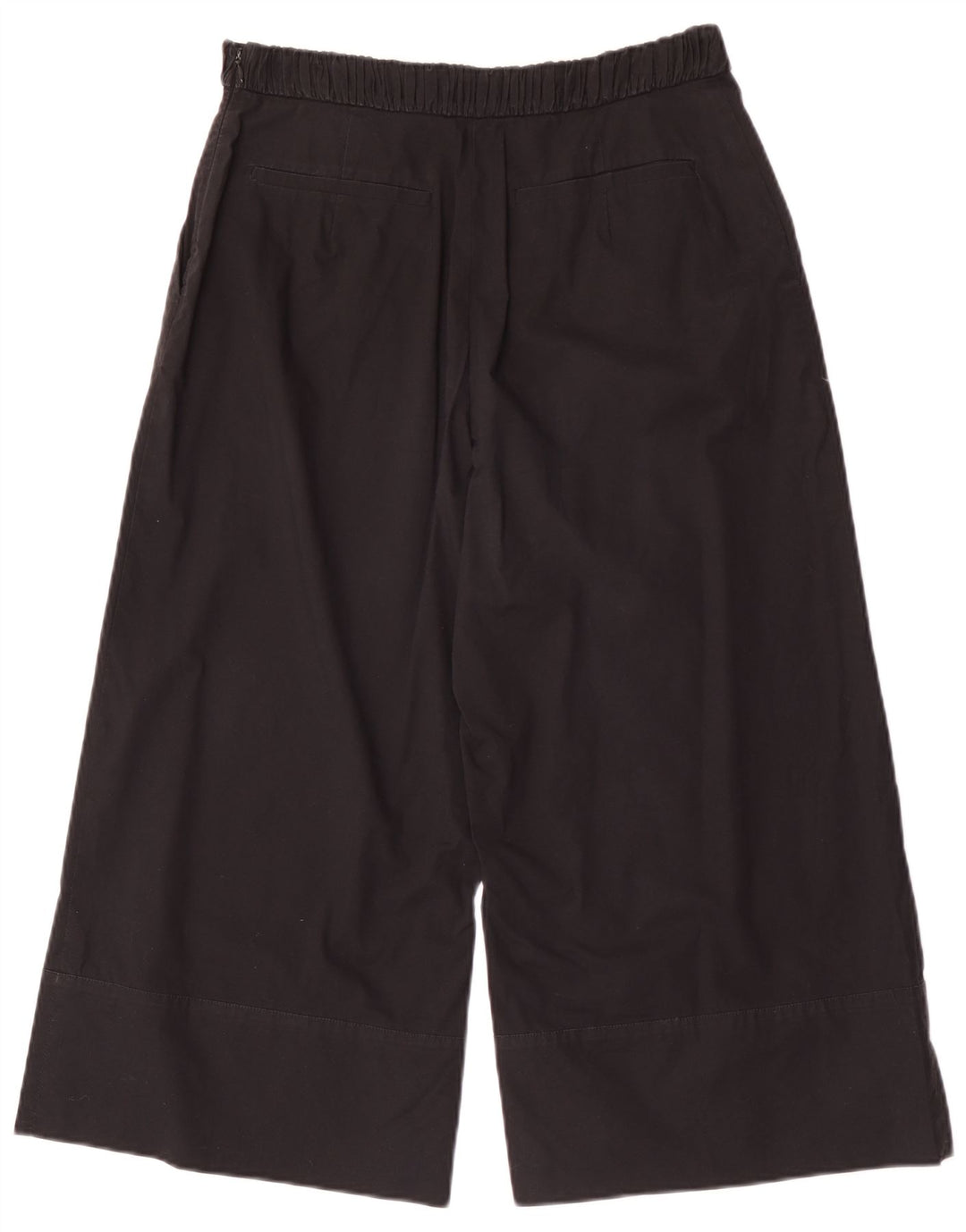 Calça capri feminina de perna larga Max & Co. W30 L21 preta
