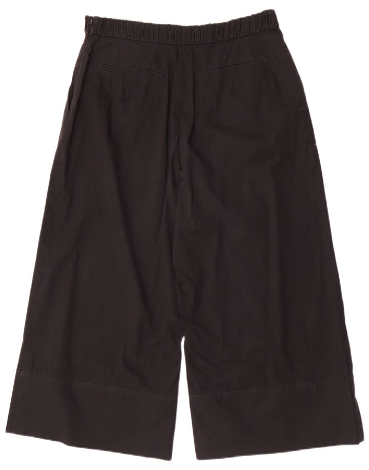 Calça capri feminina de perna larga Max & Co. W30 L21 preta