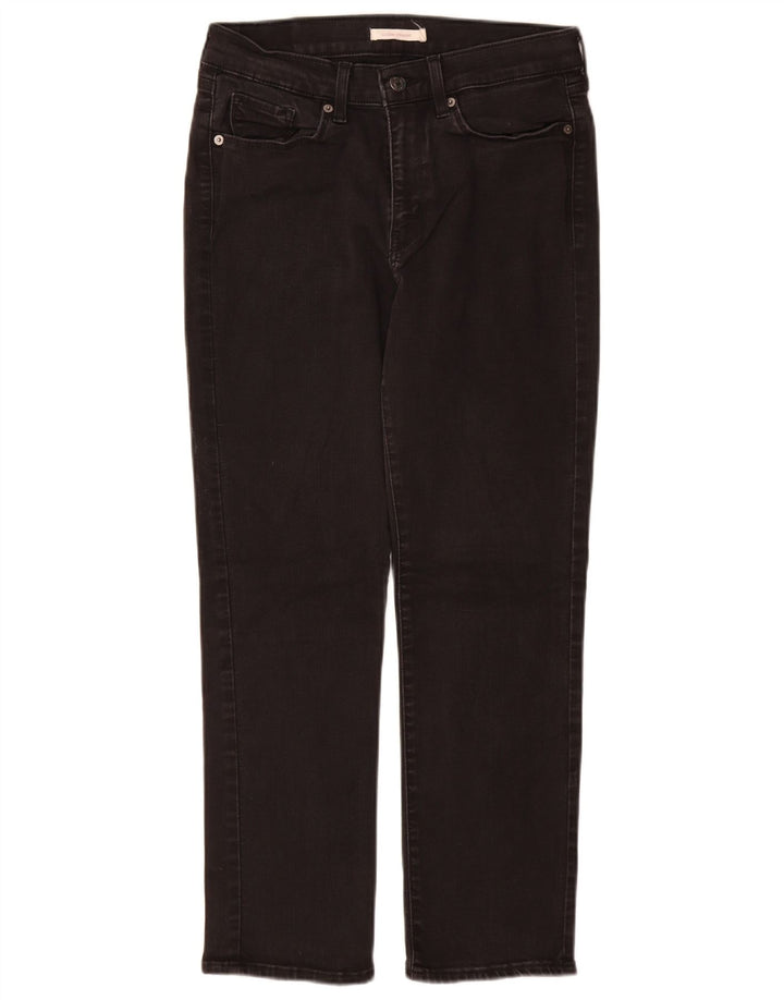 Jeans feminino Levi's Classic Fit Straight W29 L28 algodão preto