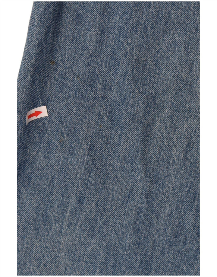 Calça jeans reta masculina Timberland W34 L32 azul algodão