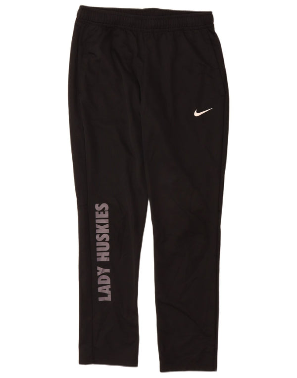 Calça esportiva feminina Nike Dri Fit Graphic UK 14 poliéster preto médio
