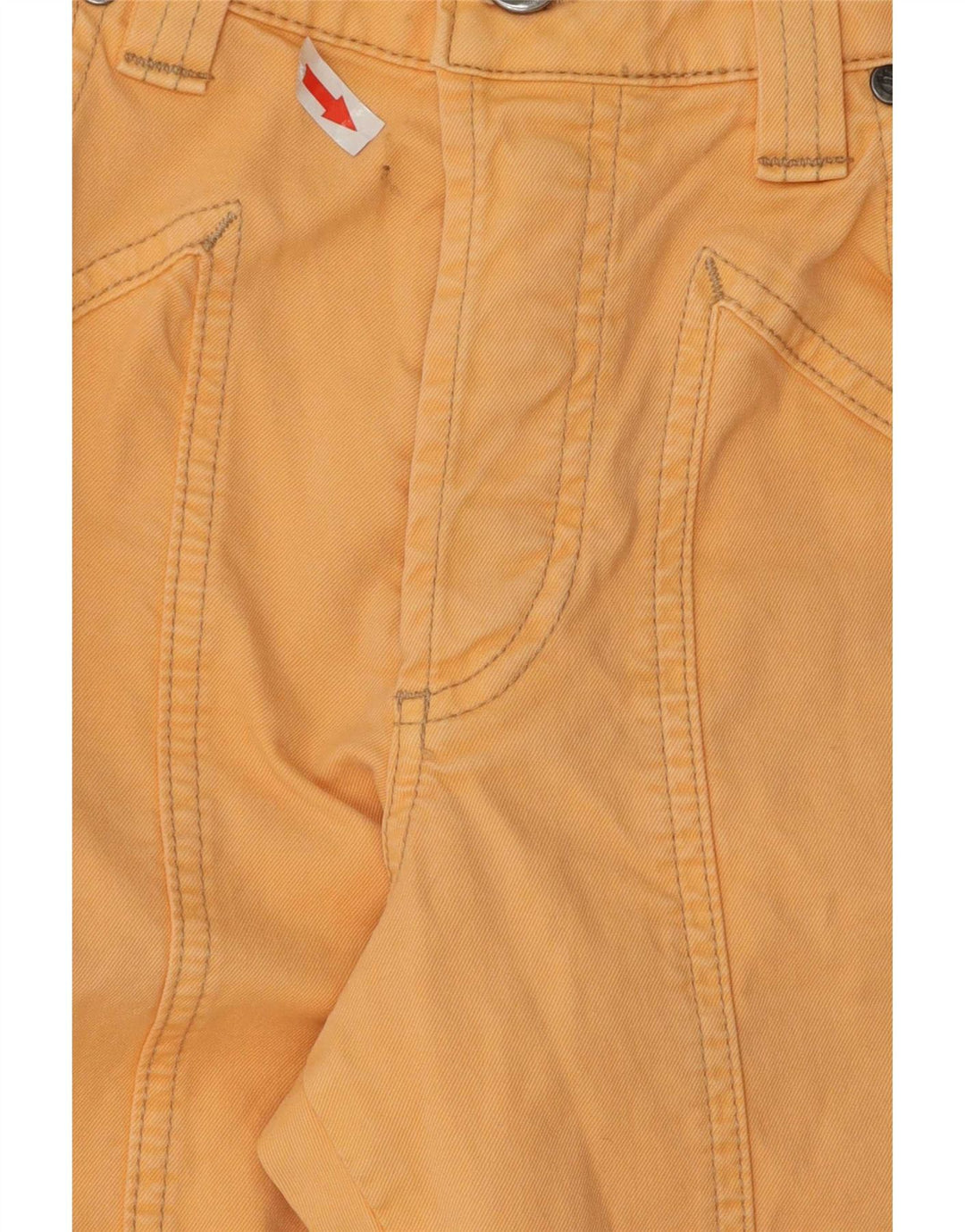 Jeans retos masculinos Jeckerson W33 L33 algodão laranja