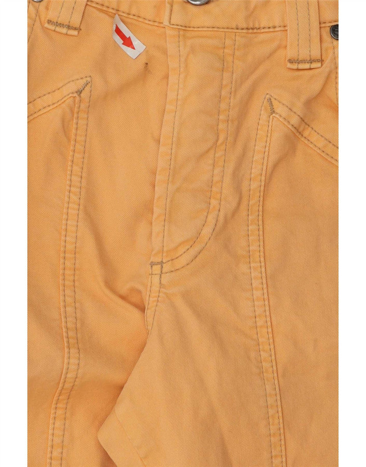 Jeans retos masculinos Jeckerson W33 L33 algodão laranja