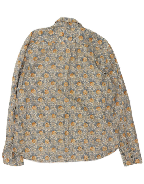 Camisa masculina Paul Smith 2XL algodão floral multicolorido
