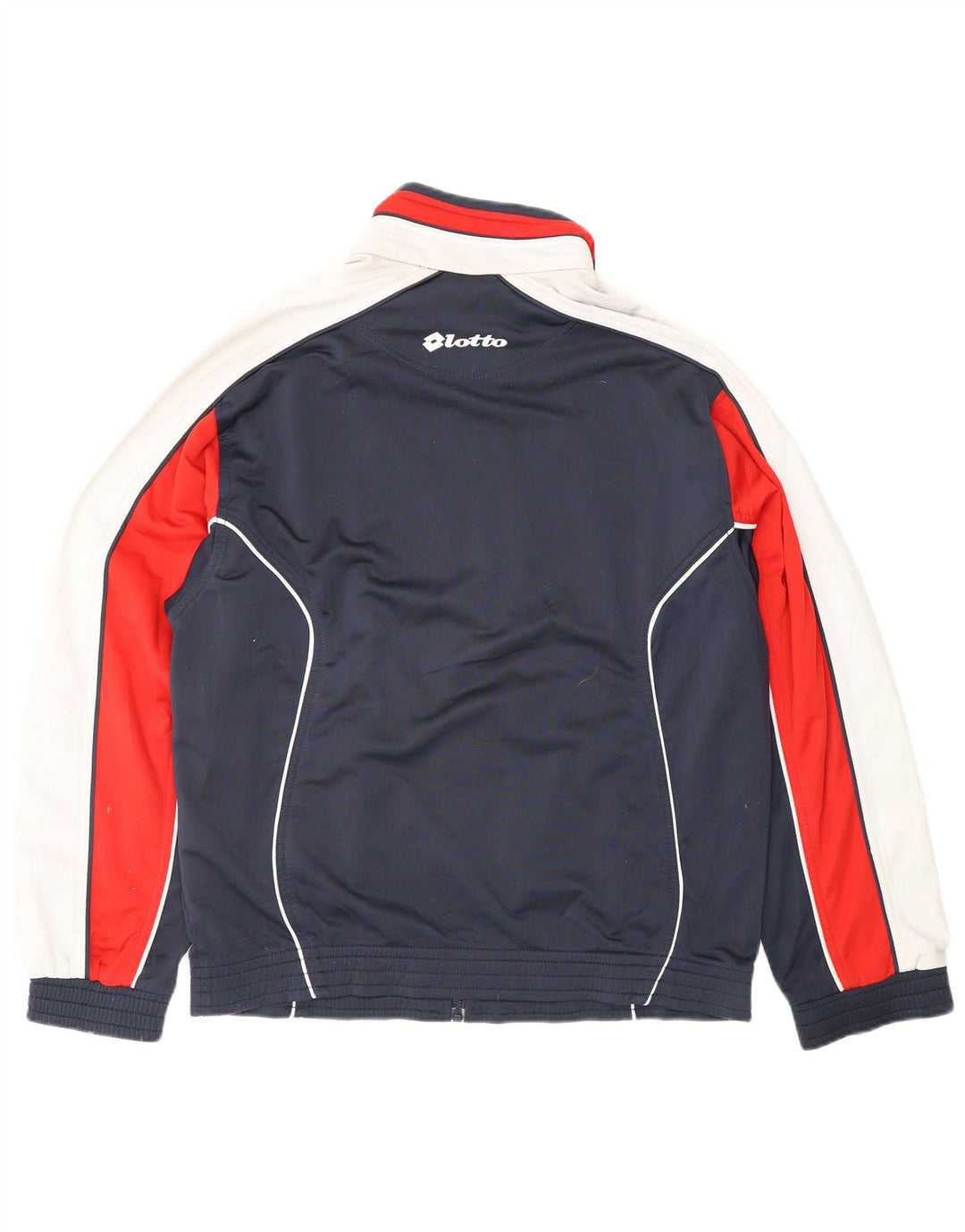 LOTTO Mens Treino Top Jaqueta Grande Azul Marinho Colourblock Poliéster