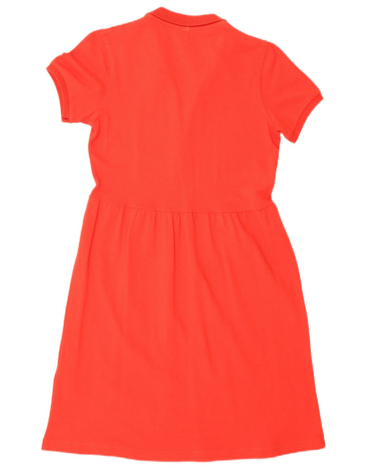 Vestido polo feminino Sun68 Reino Unido 12 algodão vermelho médio