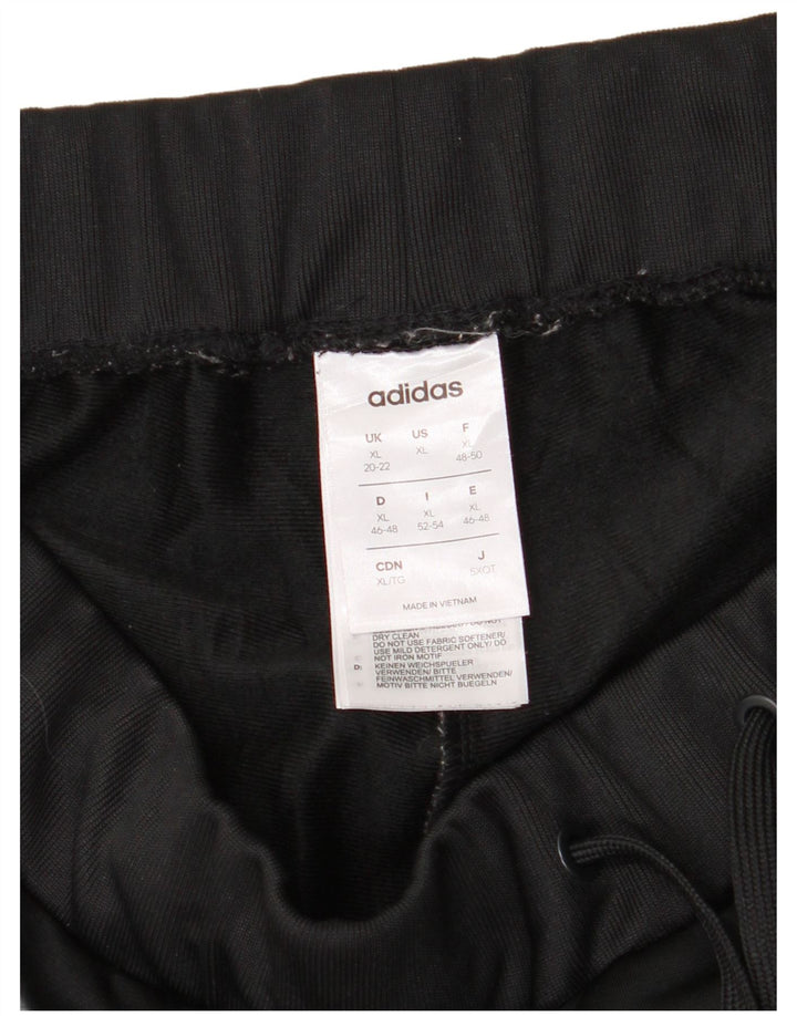 Calça de treino feminina Adidas Joggers UK 20/22 XL preto poliéster