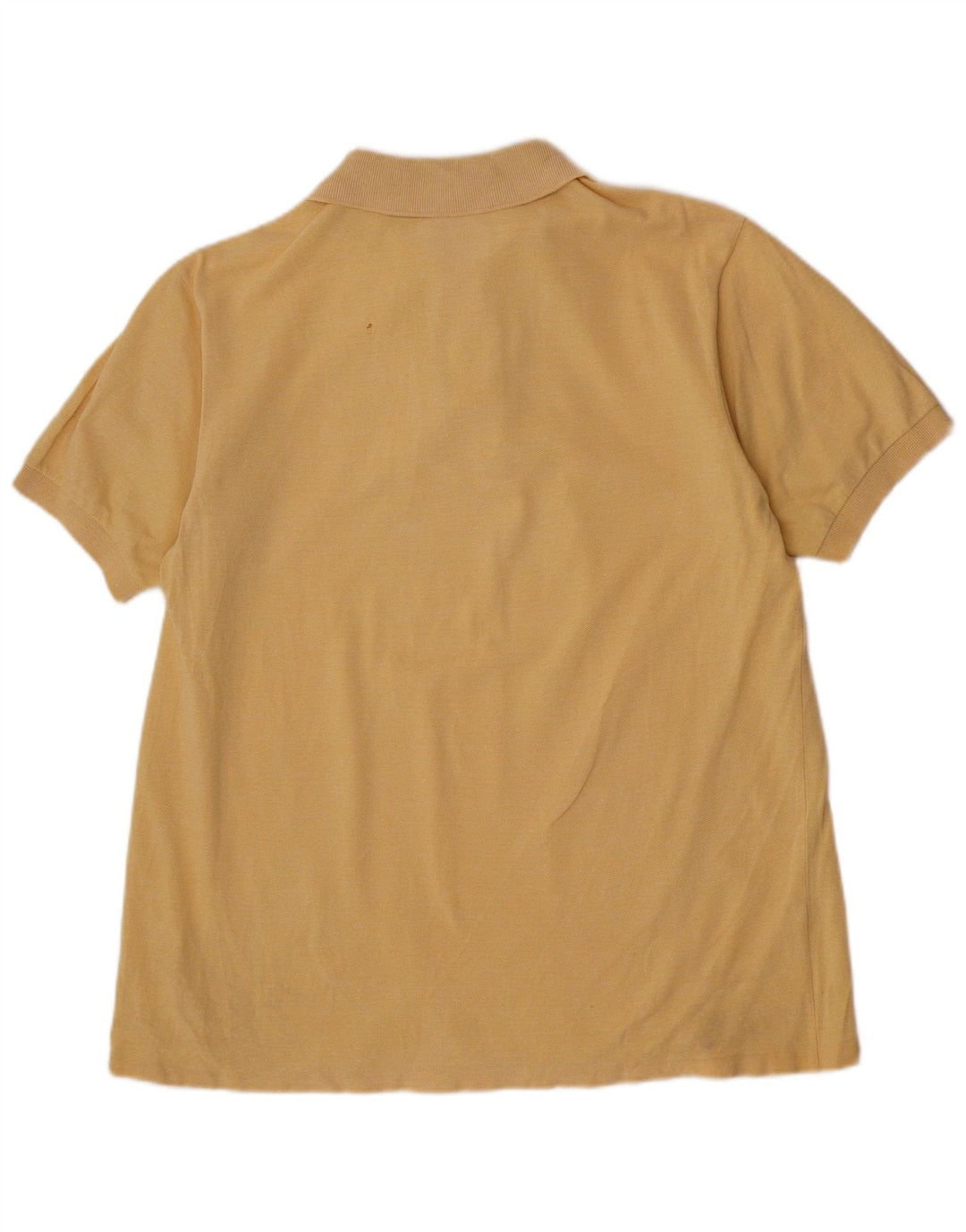 Camisa polo masculina Lacoste tamanho 5 grande algodão amarelo