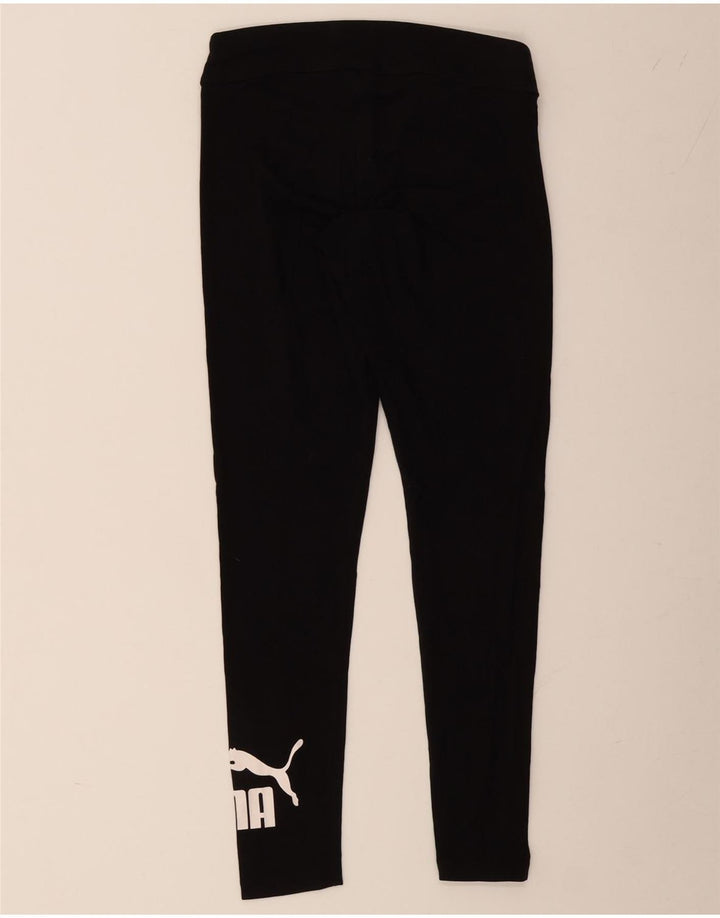 Leggings PUMA Feminino UK 12 Médio Algodão Preto