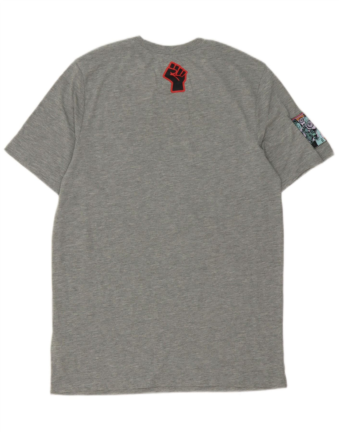 Camiseta Nike Masculina Dri Fit Graphic Top Cinza Médio Poliéster