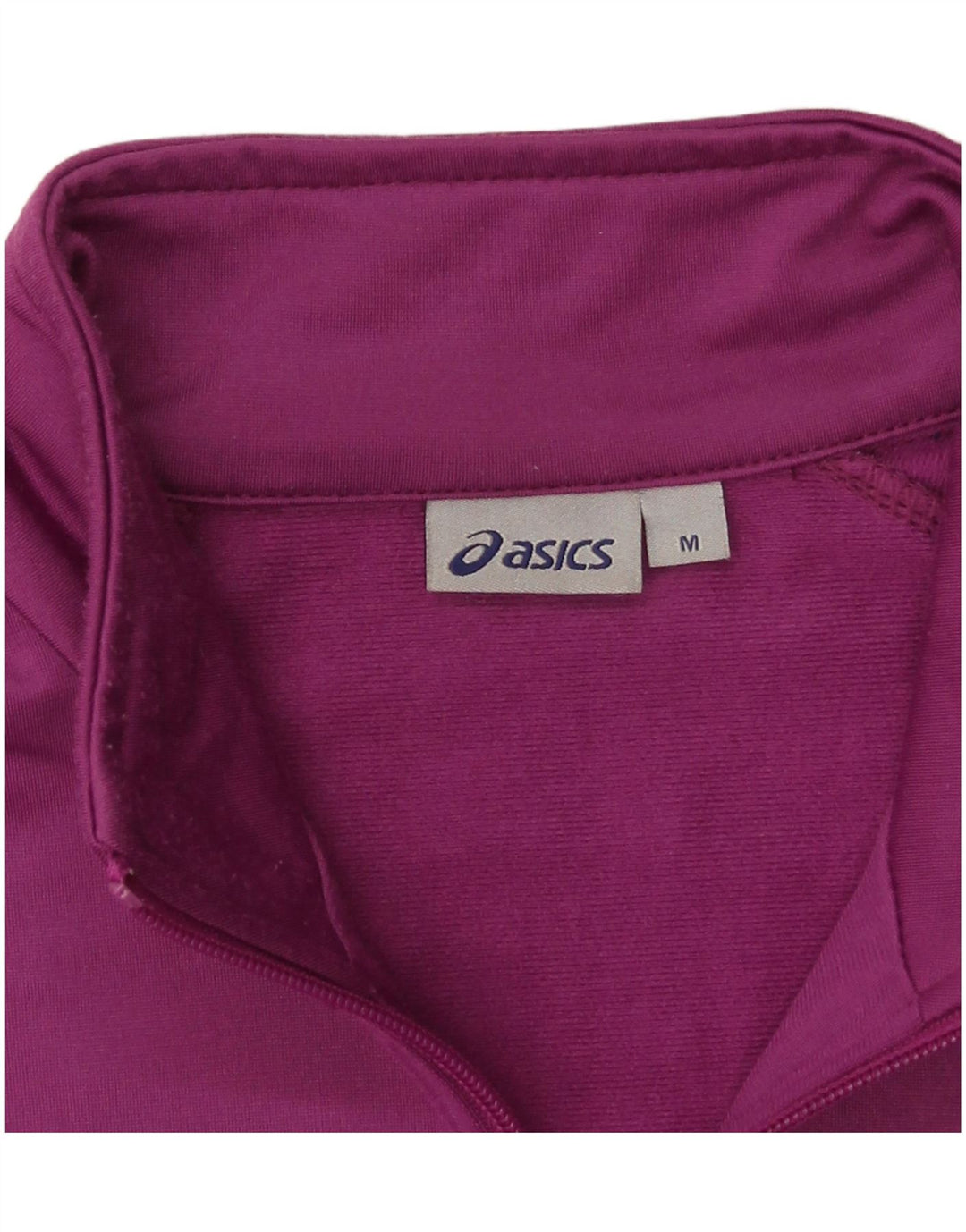 Asics Womens Tracksuit Top Jacket UK 12 Médio Roxo