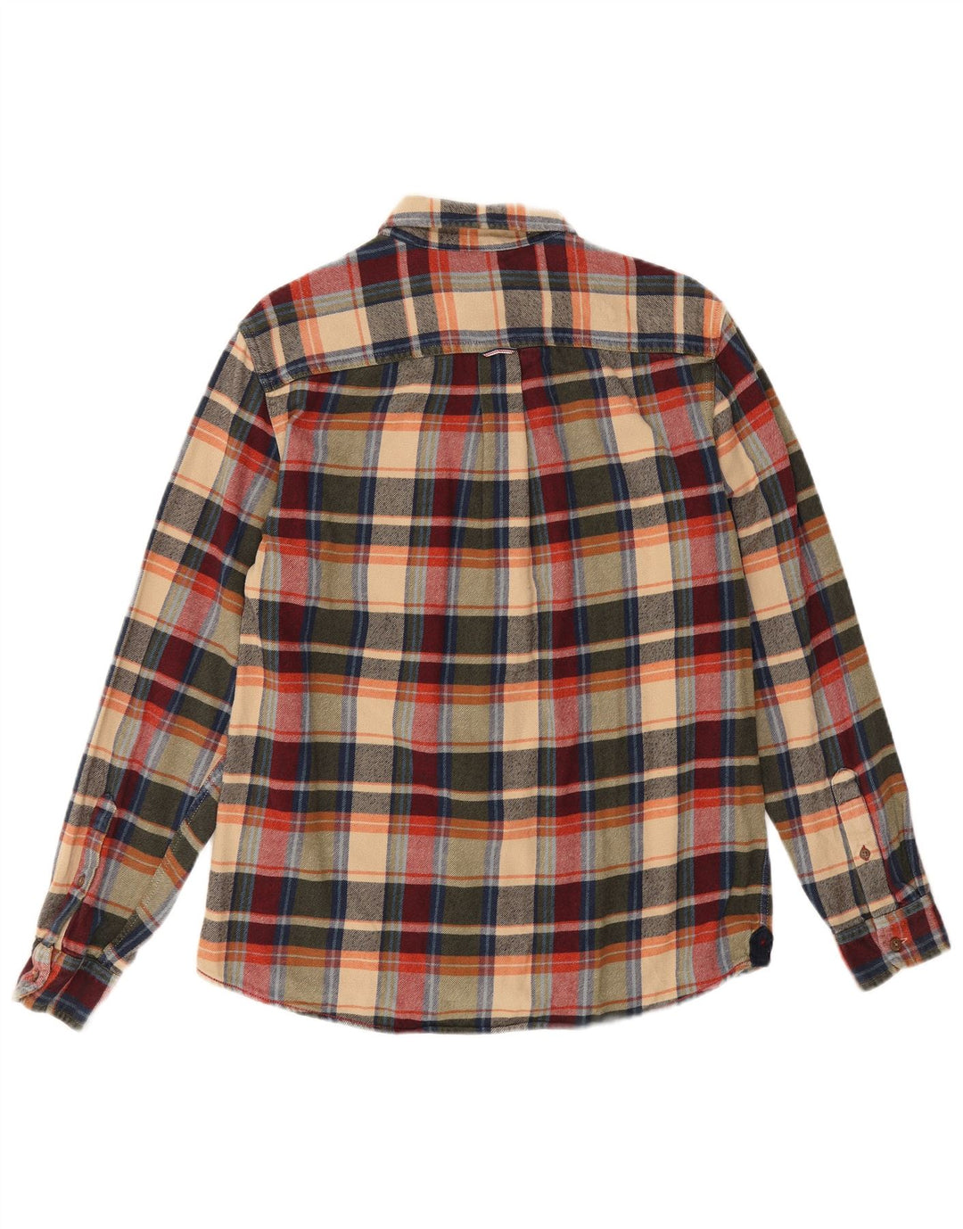 Camisa masculina de flanela de ajuste clássico White Stuff média xadrez multicolorida