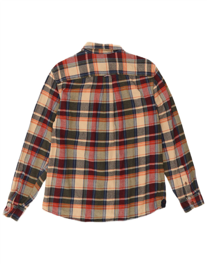 Camisa masculina de flanela de ajuste clássico White Stuff média xadrez multicolorida