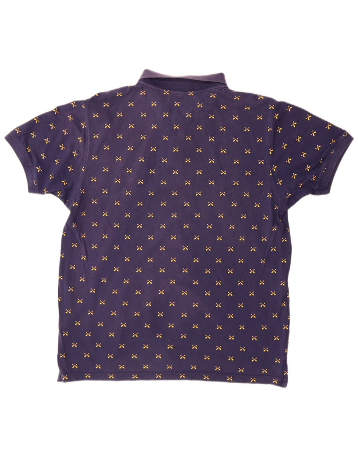 Camisa polo masculina Pierre Cardin gráfica cinza médio algodão