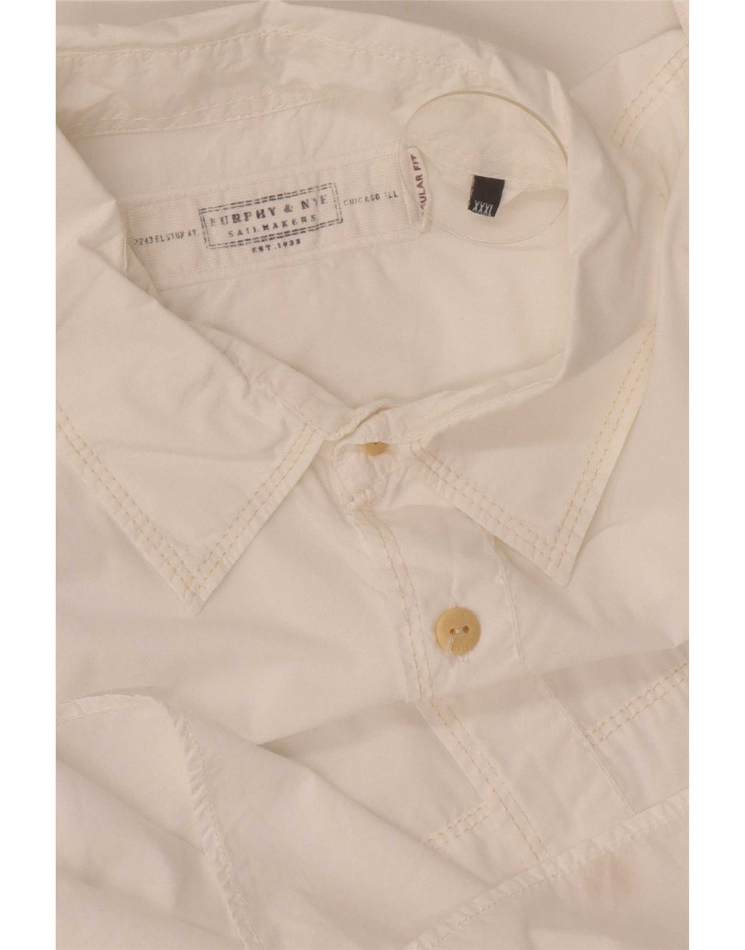 Camisa masculina Murphy & Nye 3XL branca
