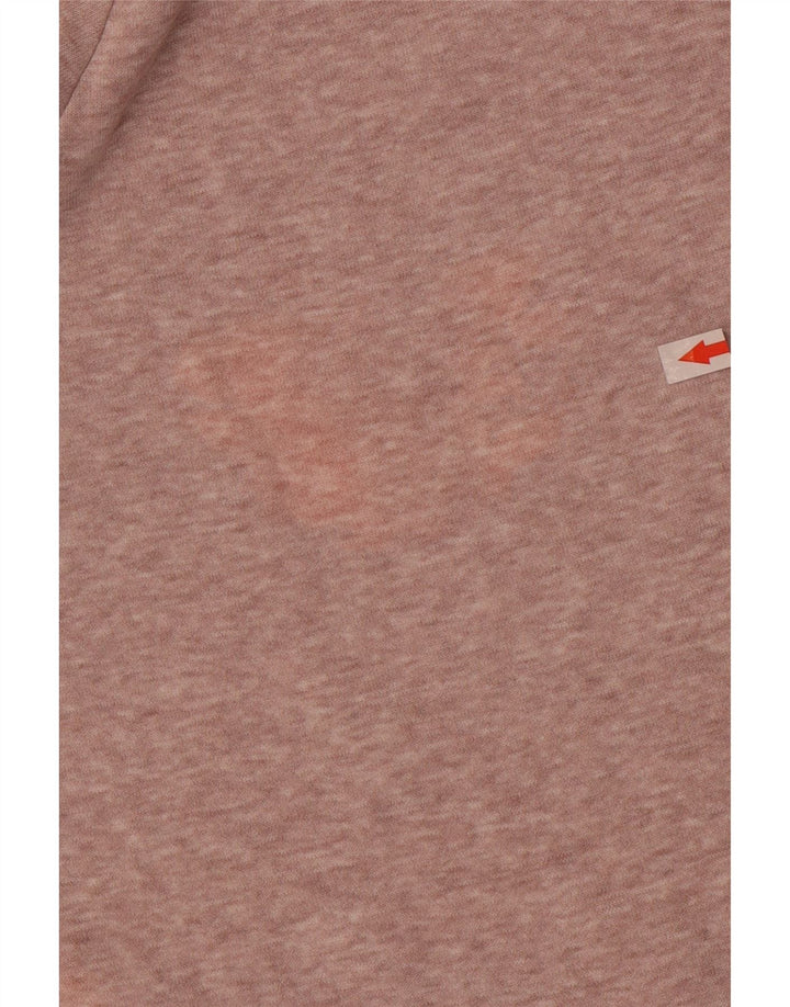 Adidas Mens Moletom Jumper Grande Algodão Rosa