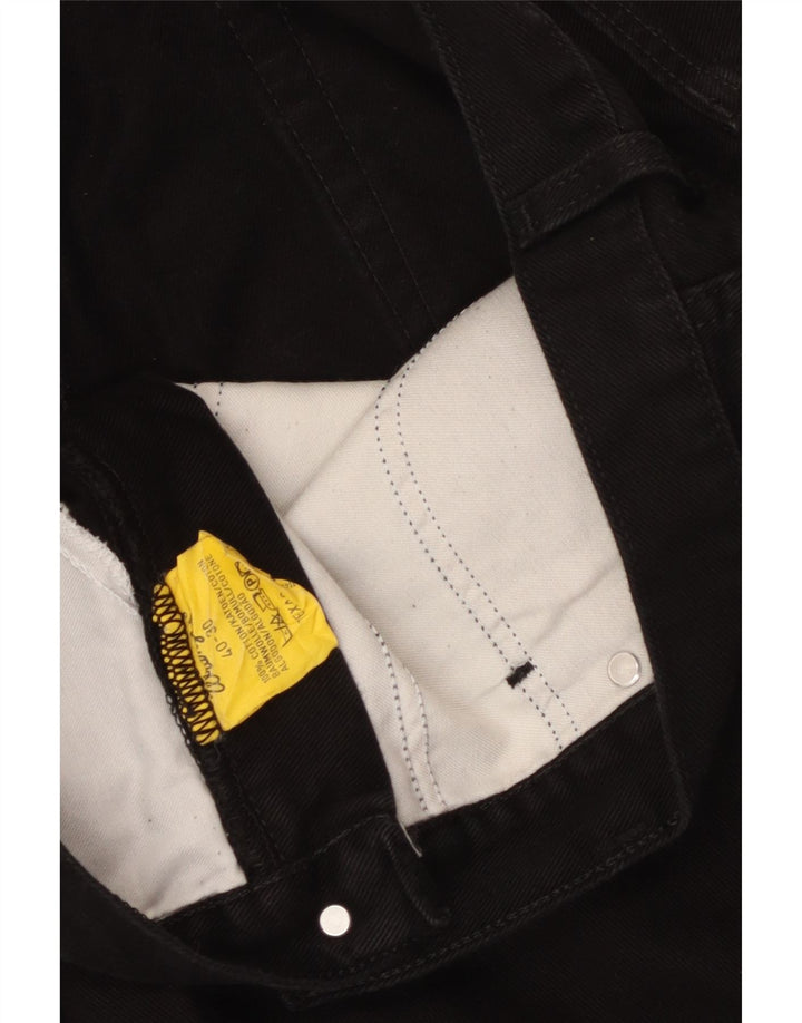 WRANGLER Masculino Texas Straight Jeans W40 L30 Algodão Preto