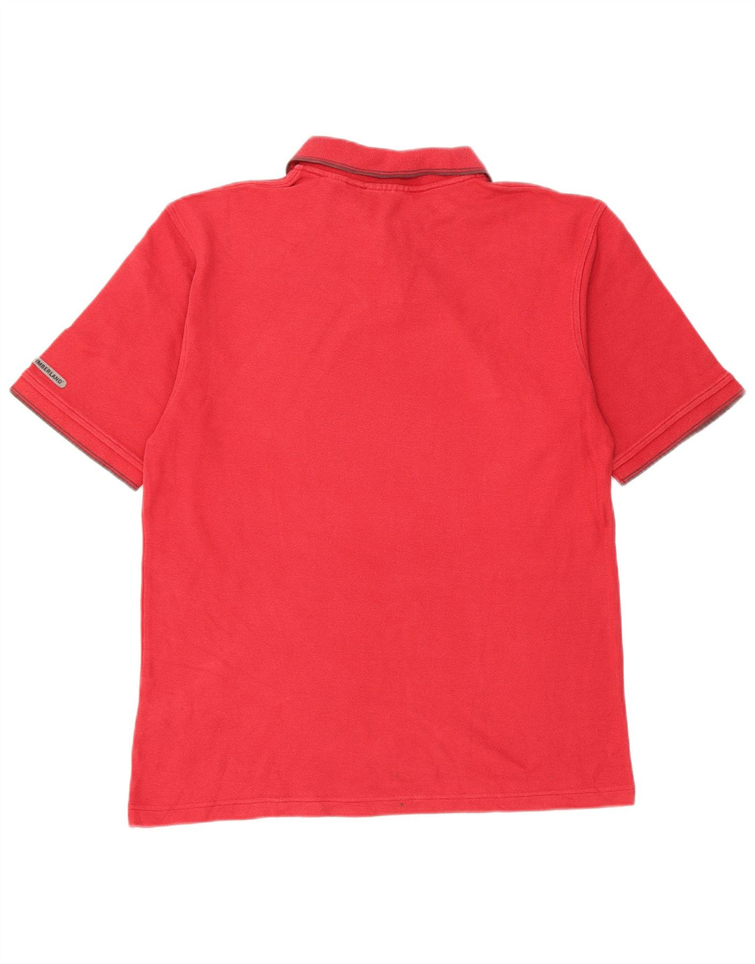 Camisa polo masculina Timberland médio algodão vermelho