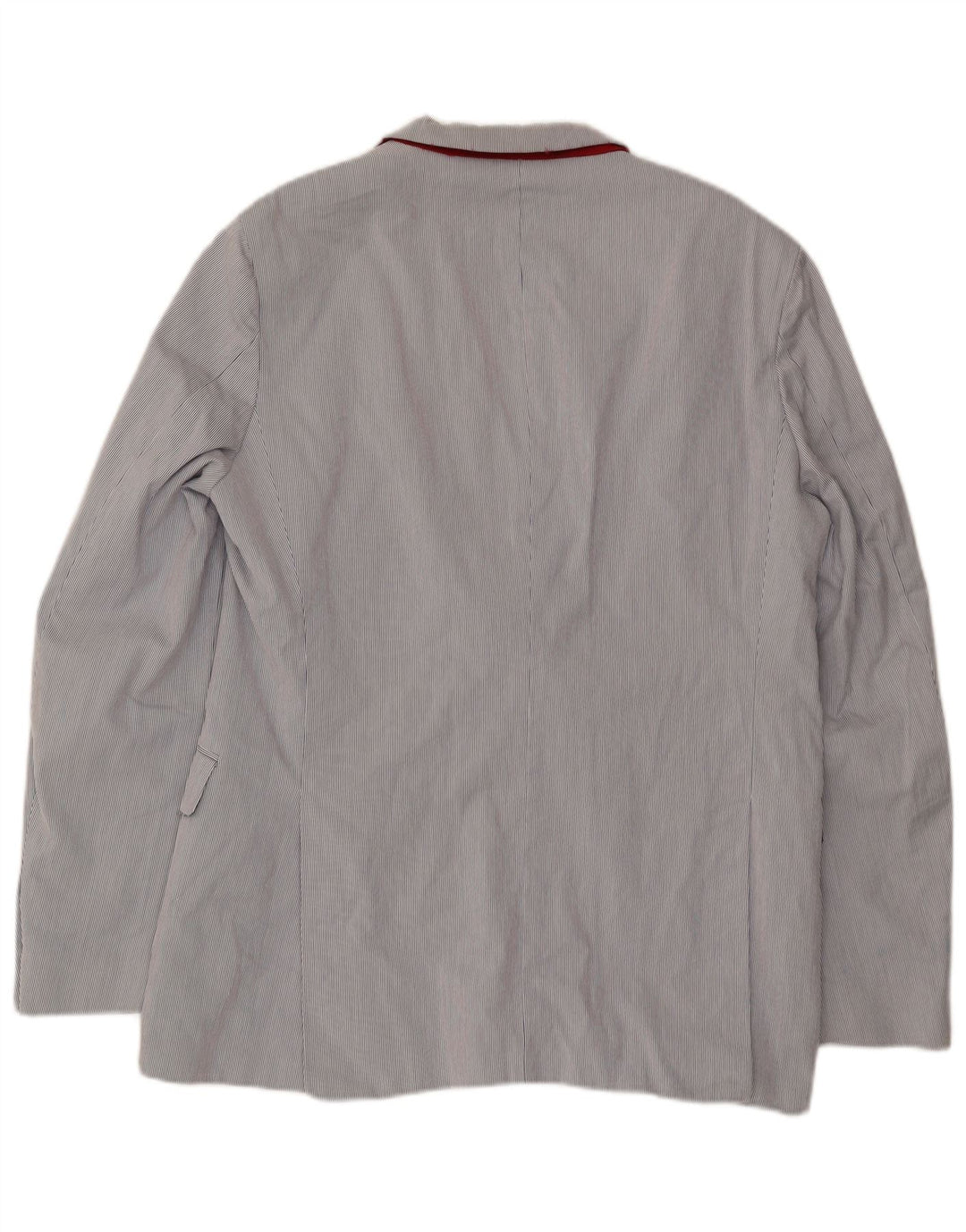 Tommy Hilfiger Jaqueta blazer masculina de 2 botões IT 50 listra cinza grande