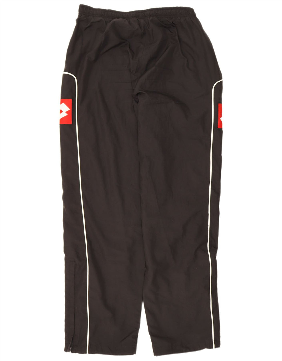 Calça de treino masculina Lotto com estampa gráfica grande de poliéster colorido preto